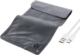 USB Heating Pad for Back,Neck,Shoulder,Abdomen,Knee &amp; Leg Pain Relief, (12&quot;x24&quot;) - £20.95 GBP