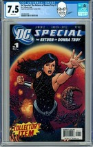 George Perez Pedigree ~ CGC 7.5 Return of Donna Troy Teen Titans 1st New DC Logo - $98.99