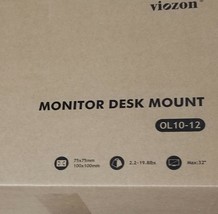 Viozon Monitor Desk Mount  OL10-12 ~Brand new in the box~ - $74.61 CAD