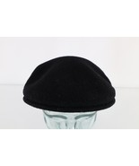 Vtg 90s Kangol Spell Out Wool Newsboy Cabbie Hat Cap Black Mens Large LL... - £38.91 GBP
