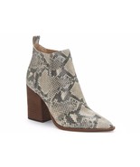 NEW VINCE CAMUTO Snake “Gabeena” Leather Chelsea Block Heel Boots (Size ... - £31.41 GBP