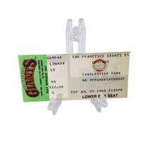 San Francisco Giants MLB Candlestick Park Ticket Stub July 5 1988 Game 45 - $42.70