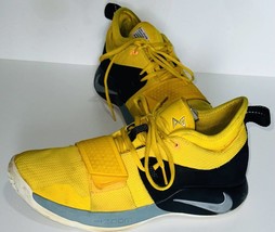 Mens Nike PG 2.5 Moon Exploration Yellow/Black Size 10.5 Paul George BQ8452-700 - £49.38 GBP