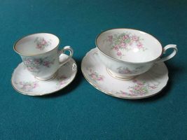 Compatible with Haviland WALDERSHOF Bridal Rose Cups Saucers Creamer C... - $74.47+