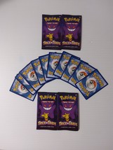 lot of 10 mixed cards + 4 sealed trick or trade packs, holos, reverses, commons - £11.70 GBP