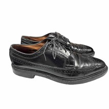 Allen Edmonds Macneil 9107 Black Leather Wingtip Blucher Longwing Mens 1... - €114,91 EUR
