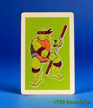 Vintage 1990 TMNT Heroes in a Halfshell Game Card Donatello MINT   - $24.99