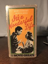 VHS It’s A Wonderful Life James Stewart Donna Reed RSVP Movie Greats - £2.34 GBP