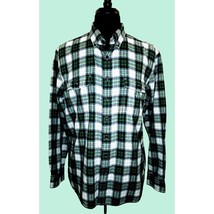 Gap Mens XL Long Sleeve Shirt Casual Dress Soft Cotton Blue White Green Button - £11.78 GBP