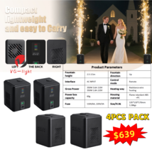 4PC Wedding Party Firework Machine Wireless Remote 350W Mini Cold Spark ... - $699.72