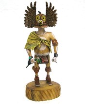 Hopi 11&quot; Owl Warrior Kachina Doll Mongwu Katsina Hand Carved, Aaron Honyumptewa - £1,543.84 GBP