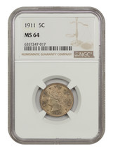 1911 5C NGC MS64 - £203.59 GBP