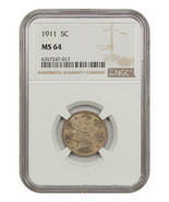 1911 5C NGC MS64 - £200.56 GBP