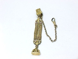 Antique AUSTIN &amp; STONE signed GOLD Filled Pocket Watch FOB - 3.75 in. long - £141.07 GBP