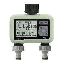 Eshico Super Timing System 2-Outlet Water Timer Precisely Watering Up Outdoor Au - £19.65 GBP