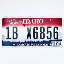 2017 United States Idaho Bannock County Passenger License Plate 1B X6856 - $225.96 MXN