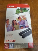 Canon KP 36IP Print Cartridge/Paper Kit - New Color Ink Paper Set 36 Sheets - $15.85