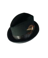 Wool Hat Made In USA SIZE S The Godfather Designer Collection Black 100%... - $540.48 MXN