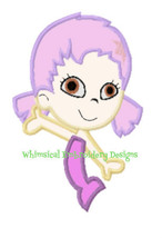Oona Bubble Guppies Machine Embroidery Applique Design - £3.14 GBP