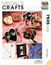 1995 Ribbon Embroidery Mc Call&#39;s Pattern 7935-m Uncut - £9.43 GBP