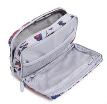 Vera Bradley Mesh Front Organizer Deluxe Travel Purse Makeup MFG $59 NEW - £26.06 GBP