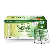 Stevia Sachets,Diabetic Friendly, Plant-Based Natural Sweetener Powder 1... - £13.37 GBP