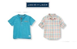 Janie and Jack boys  &quot;Shark Watcher&quot; button up Shirt to choose - £13.39 GBP+