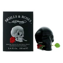 Ed Hardy Skulls and Roses by Ed Hardy, 3.4 oz Eau De Toilette Spray for Men - £50.86 GBP