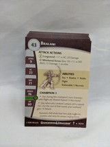 Lot Of (31) Dungeons And Dragons Dungeons Of Dread Miniatures Game Stat Cards - $48.10