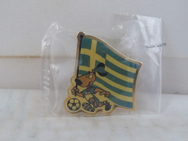 1994 World Cup Pin - Greece Striker with Flag - Celluloid Pin  - £11.21 GBP