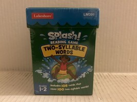 Lakeshore LM391 Splash! Reading Game Two-Syllable Words Grades 1-2 - $14.84