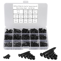 625pcs M2 M3 M4 Self Tapping Wood Screws Kit – 14 Sizes Phillips Pan Hea... - €11,59 EUR
