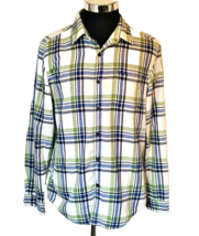 American Eagle Outfitters Shirt Men&#39;s Size Large Multicolor Plaid Athletic Fit - £15.53 GBP