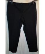 NWT WOMENS MICHAEL KORS MIRANDA STRETCH BLACK ANKLE PANT W/ POCKETS  SIZ... - $921.43 MXN