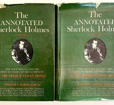 The Annotated Sherlock Holmes 1968 Illustrated Complete Works Vol 1 &amp; 2 HC BKBX3 - £55.94 GBP