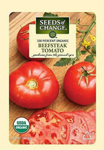 Tomato Beefsteak Organic Vegetable Seeds - Seeds of Change    12/22 - Organic - £10.81 GBP