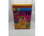 Vintage 1994 Mariachi Restaurant Style Tortilla Chips Empty Tin - $64.14