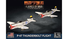P-47 Thunderbolt Fighter Flight Plane American Late War Flames of War NIB - £45.55 GBP