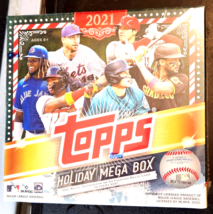 2021 Topps Holiday Mega Box factory sealed new league MLB Baseball snowflake - £30.39 GBP