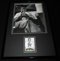 Louis Armstrong 11x17 Framed ORIGINAL Topps Card &amp; Photo Display - £54.11 GBP