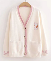 Carrot Bunny Knit Cardigan - $44.99