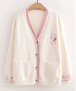 Carrot Bunny Knit Cardigan - $44.99