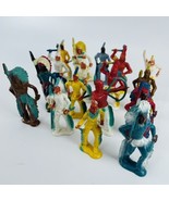 Bergen Native American Toy Plastic Soldiers Figures Chiefs Lot Of 17 Vin... - £77.46 GBP