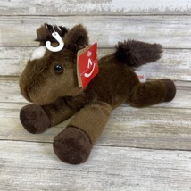 Aurora Plush Mini Flopsie Chestnut Horse Brown 16486 Cuddly Soft Toy Teddy - £7.58 GBP