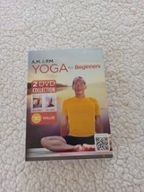 YOGA 2 DVD GAIAM AM &amp; PM Yoga For Beginners &amp; Flexibility - £11.01 GBP