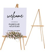 Falling in Art 65&quot; A Frame Tripod Easel Stand Wooden Display Easel with  - $75.17 CAD
