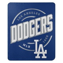 MLB Los Angeles Dodgers Rolled Fleece Blanket 50&quot; by 60&quot; Style Called Ca... - $27.99