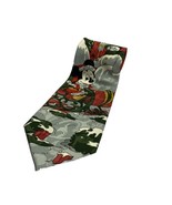 Mickey Mouse Tie Disney Xmas Mickey Unlimited Vintage Santa Snowman Ety - £14.69 GBP