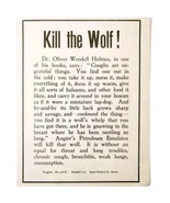 Angier&#39;s Petroleum Kill The Wolf 1897 Advertisement Victorian Medicine D... - €25,86 EUR