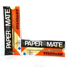 2 NOS Papermate Ink Refill Standard Blue Medium Point Vintage Unopened 1... - £27.93 GBP